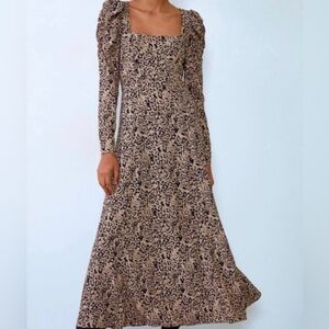 Zara animal print dress